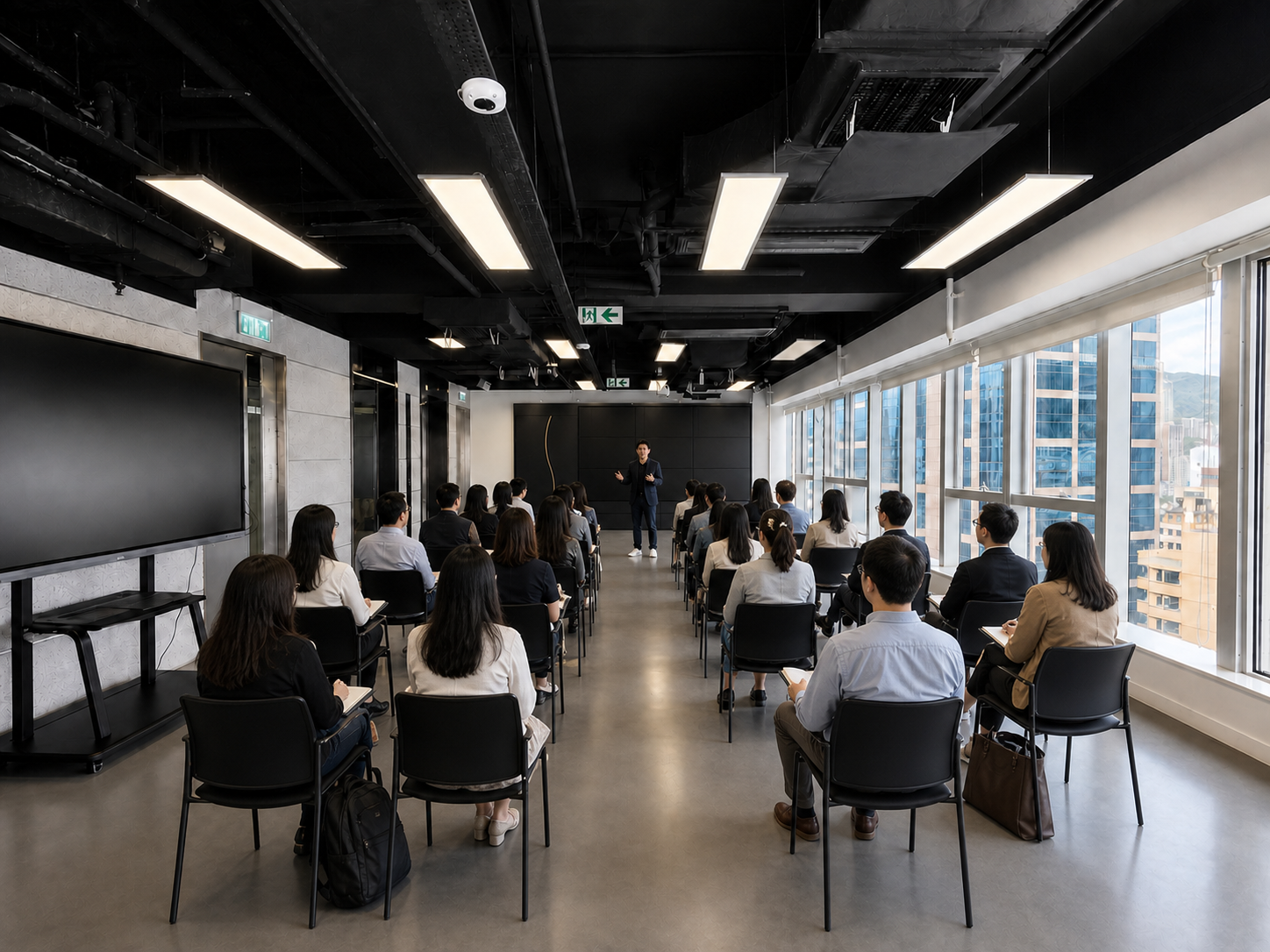 HUB 239 工作坊與講座活動場景示意